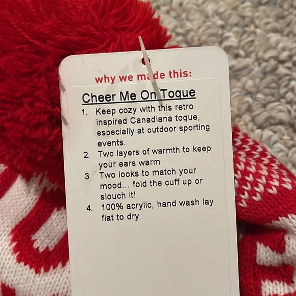 NWT RARE lululemon toque *special edition* - Picture 2 of 3